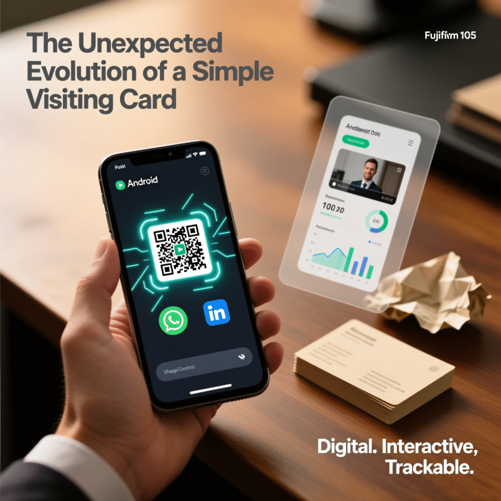 Discover how a visiting card is shaping smart networking and modern technology, leaving a lasting impression in every connection.