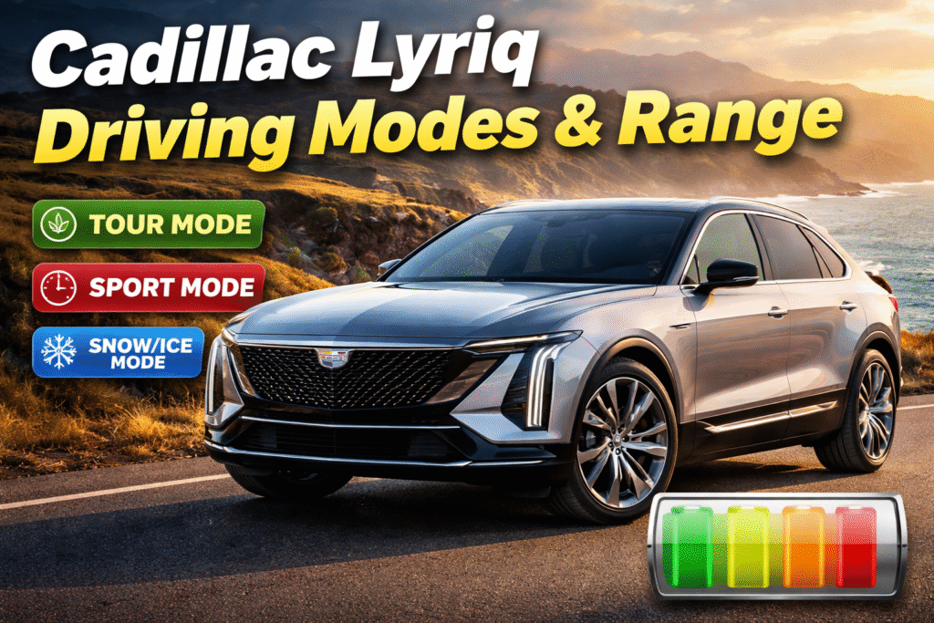 Do the Driving Modes in Cadillac Lyriq Offer Different Ranges or Battery Usages? Do the Driving Modes in Cadillac Lyriq Offer Different Ranges or Battery Usages?