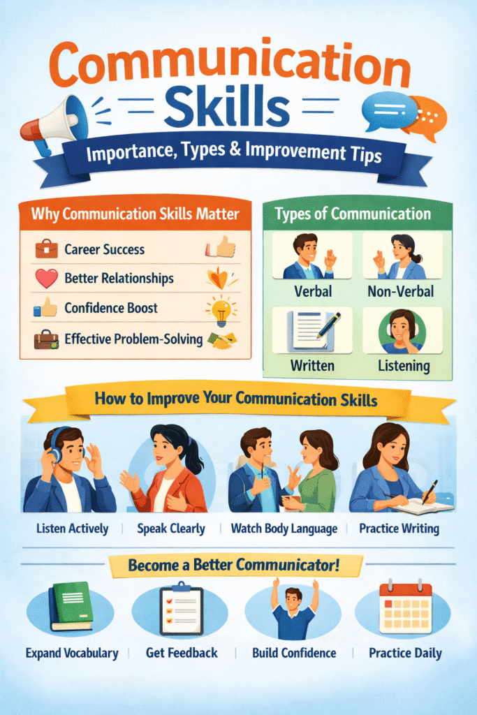 Communication Skills: Complete Guide to Importance, Types, and Improvement Tips