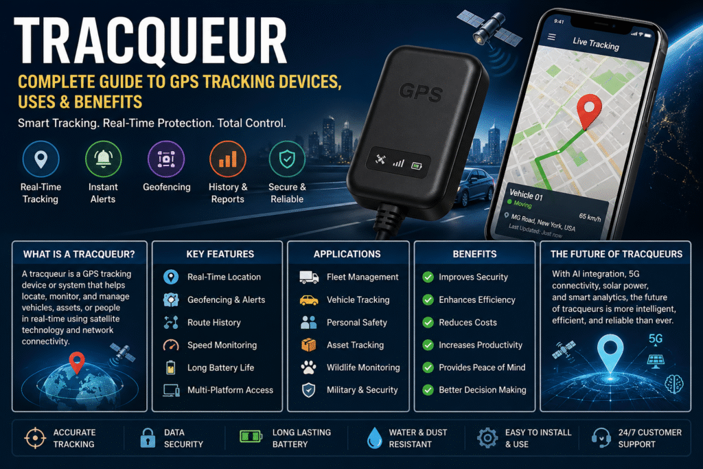 Tracqueur: Complete Guide to GPS Tracking Devices, Uses & Benefits