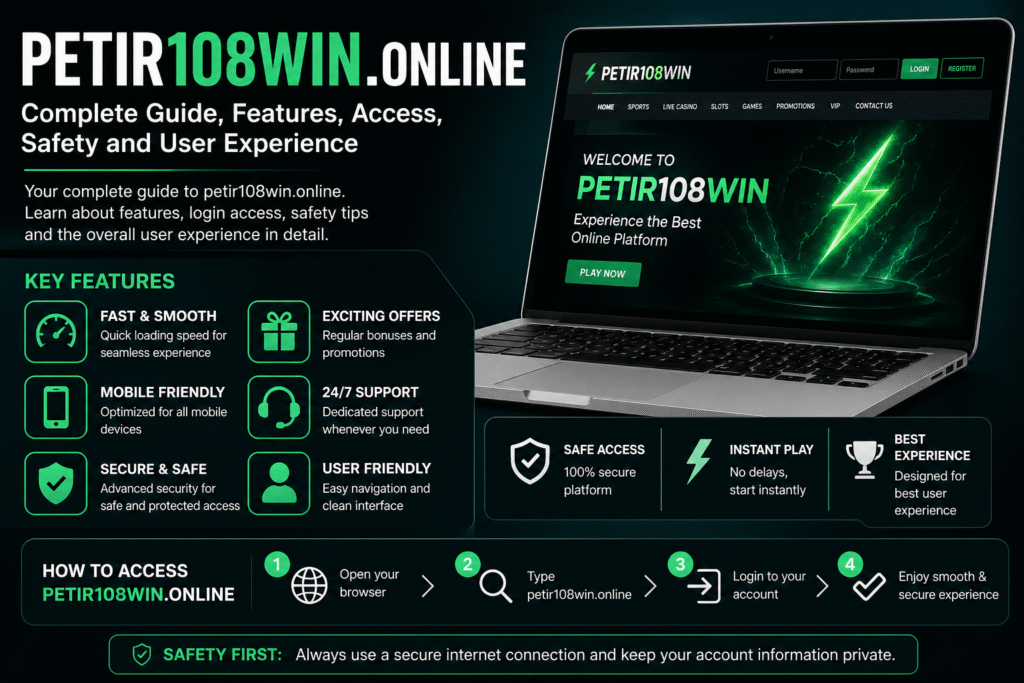 petir108win.online - Complete Guide, Features, Access, Safety, and User Experience