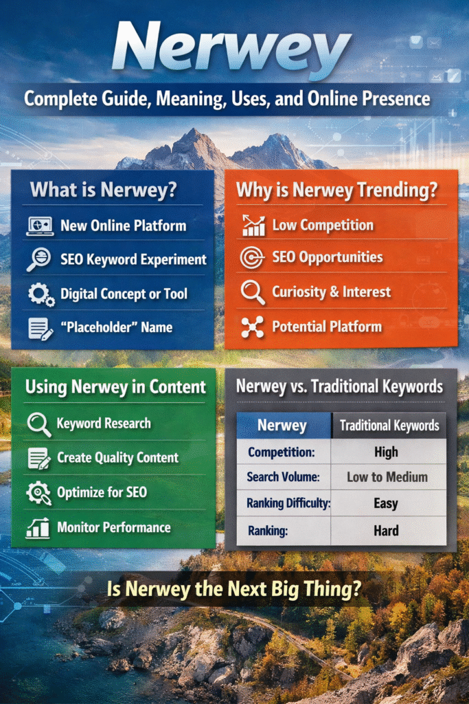 Nerwey – Complete Guide, Meaning, Uses, and Online Presence