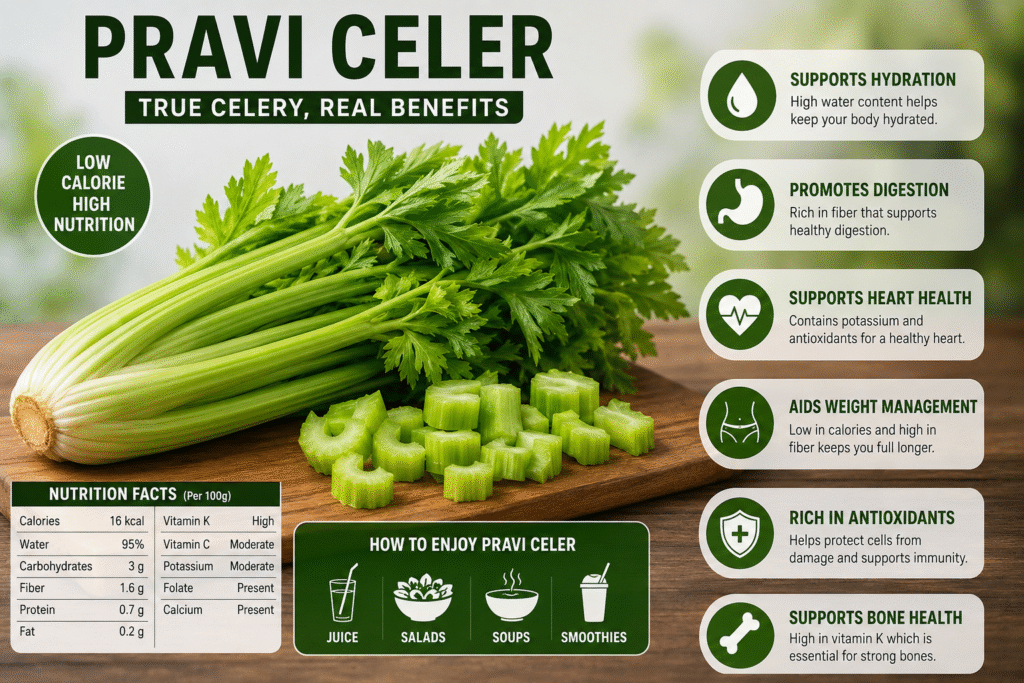 Pravi Celer: Meaning, Benefits, Nutrition Facts & Complete Guide