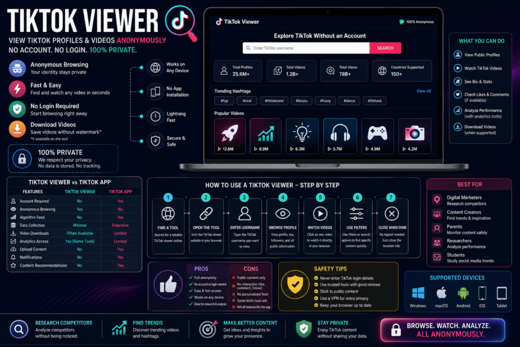 TikTok Viewer: The Complete Guide to Viewing TikTok Profiles and Videos Online